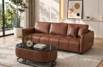 Sofa da hiện đại – Điểm nhấn sang trọng cho không gian sống